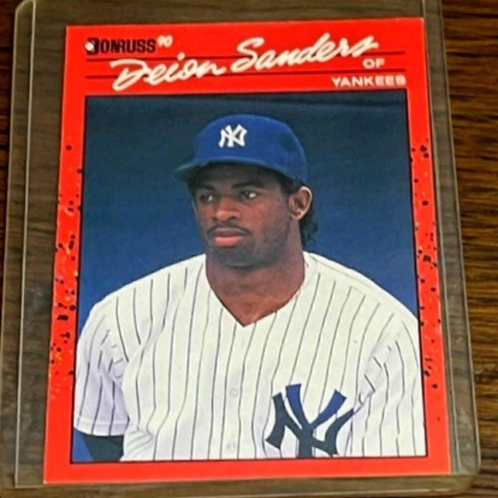 Deion Sanders 1990 Donruss rookie card